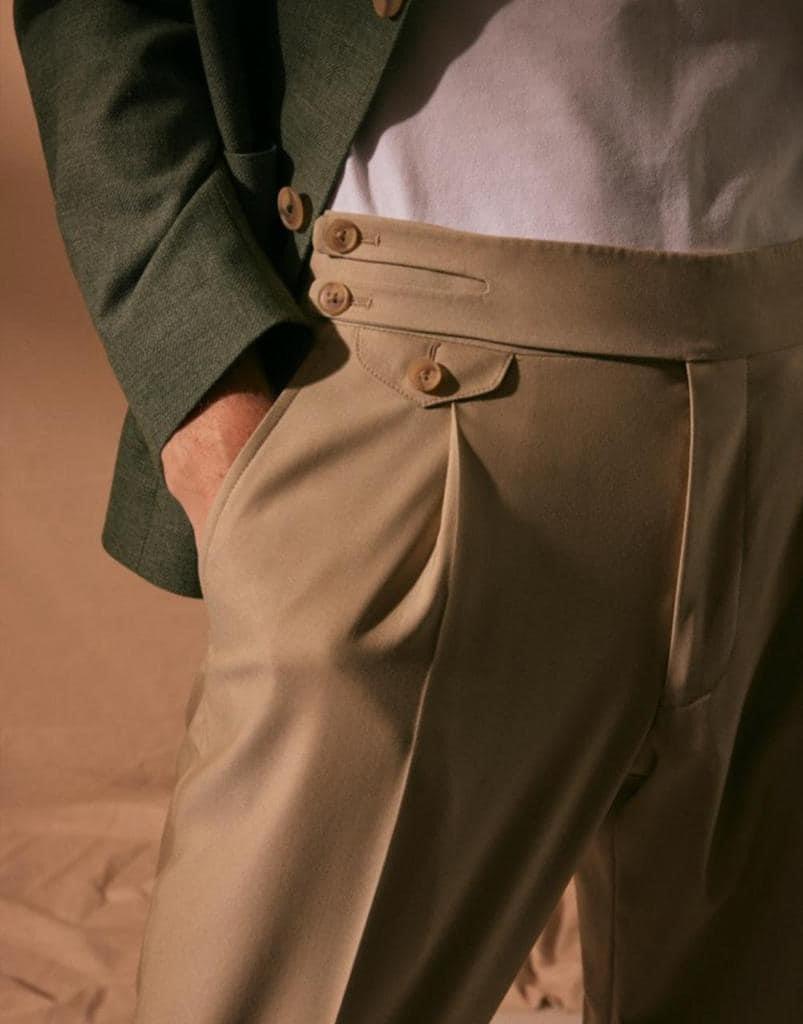 Beltless trouser